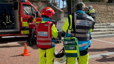 el-summa-112-de-la-comunidad-de-madrid-participa-en-un-simulacro-de-incendio-de-bienes-culturales