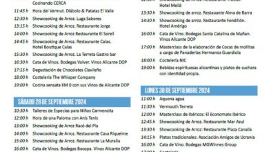 programa-de-actividades-previsto-en-alicante-gastronomica-con-degustaciones-y-talleres