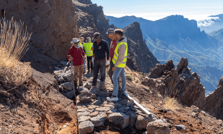 transicion-ecologica-destina-985.000-euros-a-la-mejora-de-la-red-de-senderos-del-parque-nacional-taburiente