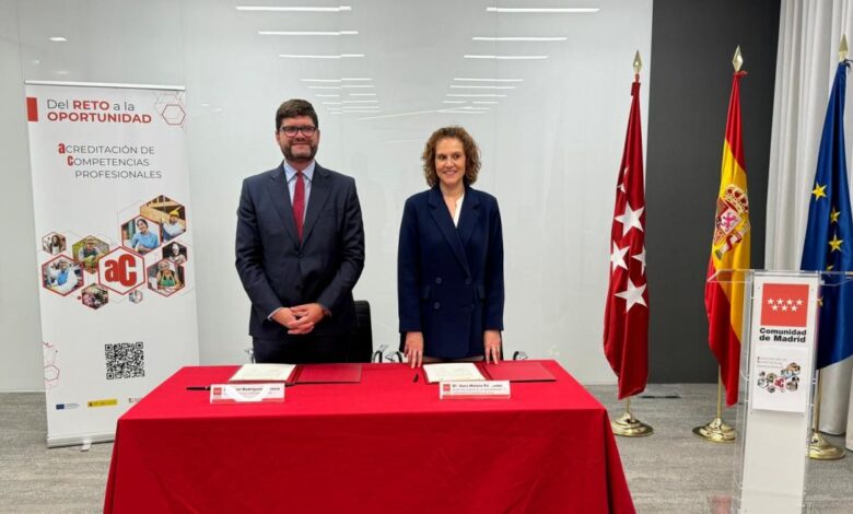 la-comunidad-de-madrid-firma-un-convenio-con-los-empresarios-para-seguir-acreditando-las-competencias-profesionales-de-los-trabajadores