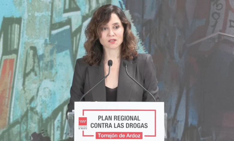 diaz-ayuso-presenta-el-plan-regional-contra-las-drogas-con-especial-atencion-a-los-jovenes-y-75-medidas-dirigidas-a-la-prevencion-y-concienciacion