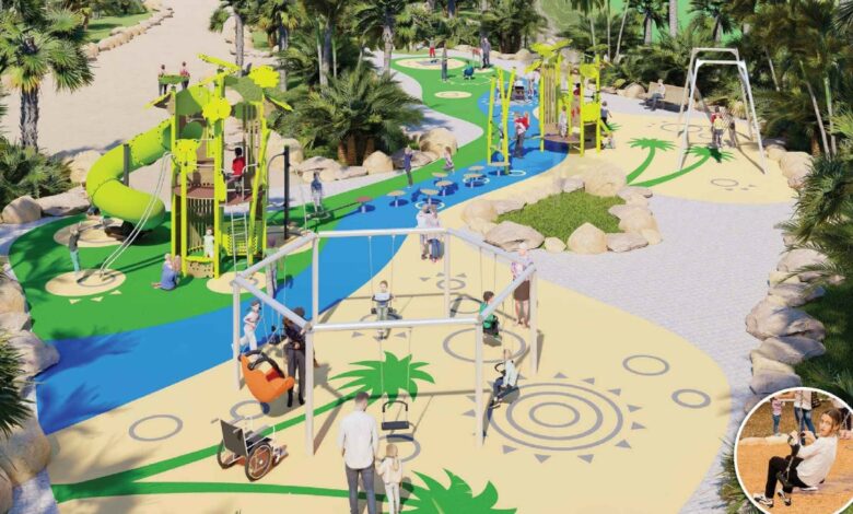 alicante-activa-la-renovacion-de-el-palmeral-que-tendra-seis-areas-de-juegos-infantiles