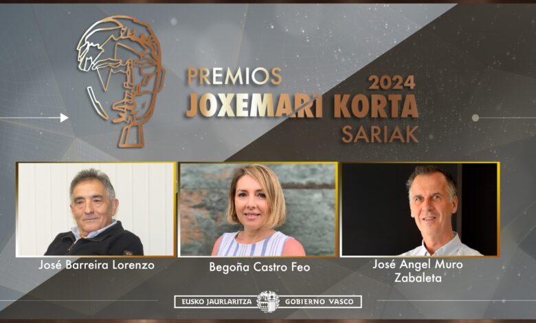 pepe-barreira,-begona-castro-y-josean-muro-seran-galardonados-con-los-premios-joxe-mari-korta-2024