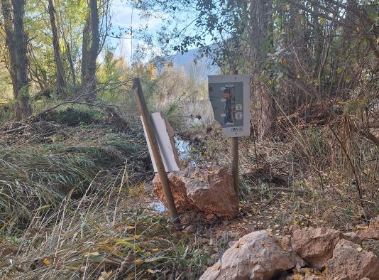 desarrollo-sostenible-decreta-el-cierre-temporal-del-monumento-natural-de-las-chorreras-del-cabriel-debido-a-los-danos-ocasionados-por-la-dana