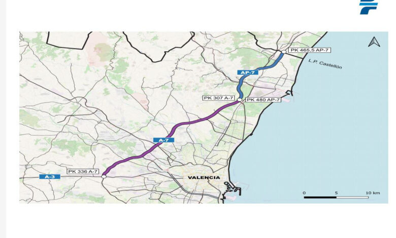 la-dgt-levanta-parcialmente-la-restriccion-a-los-vehiculos-pesados-por-el-bypass-de-la-a-7-en-horario-de-18:00-a-6:00-horas