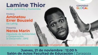 la-diputacion-de-zaragoza-aborda-el-racismo-a-traves-del-humor-de-la-mano-de-lamine-thior-en-la-ultima-jornada-del-programa-glocal