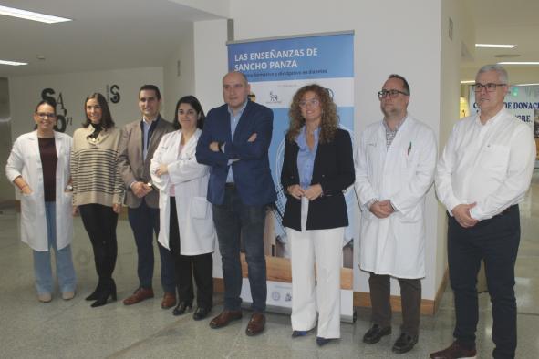 sancho-panza-protagoniza-un-acto-sobre-estilos-de-vida-saludables-y-control-de-la-diabetes-en-el-hospital-general-universitario-de-ciudad-real