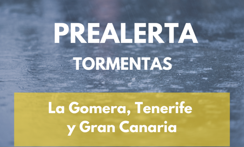 el-gobierno-declara-la-situacion-de-prealerta-por-tormentas-en-la-gomera,-tenerife-y-gran-canaria