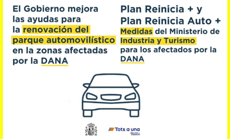 los-concesionarios-interesados-ya-pueden-adherirse-al-programa-de-ayudas-a-la-compra-de-vehiculos-para-los-ciudadanos-afectados-por-la-dana