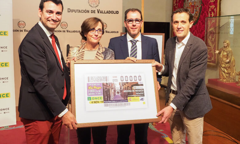 medina-de-rioseco-luce-su-premio-reina-letizia-de-accesibilidad-universal-2018-en-el-cupon-de-la-once