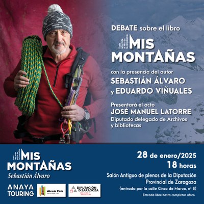 el-alpinista-y-escritor-sebastian-alvaro-presenta-este-martes-en-la-diputacion-de-zaragoza-su-ultimo-libro,-“mis-montanas”