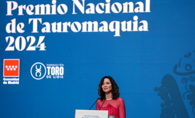 diaz-ayuso-en-la-presentacion-del-nuevo-premio-nacional-de-tauromaquia:-“la-ofensiva-contra-la-tauromaquia-es-un-ataque-ideologico-a-la-libertad,-el-arte-y-la-fiesta-en-espana-e-hispanoamerica”