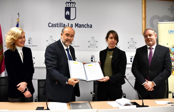 castilla-la-mancha-y-onu-habitat-colaboraran-para-promover-el-desarrollo-urbano-y-territorial-en-las-zonas-despobladas-de-la-region