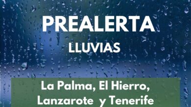 el-gobierno-declara-la-situacion-de-prealerta-por-lluvias-en-tenerife,-la-palma,-el-hierro-y-lanzarote