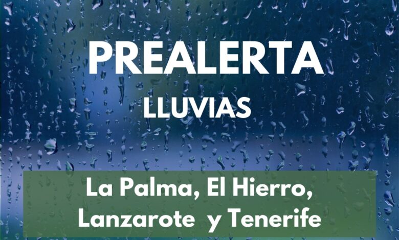 el-gobierno-declara-la-situacion-de-prealerta-por-lluvias-en-tenerife,-la-palma,-el-hierro-y-lanzarote