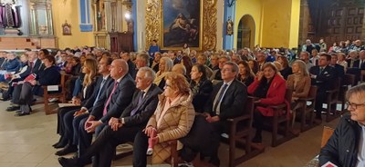 lleno-absoluto-en-la-iglesia-del-hospital-provincial-para-arropar-el-inicio-de-los-actos-de-la-dpz-que-conmemoran-el-600-aniversario-del-hospital-real-nuestra-senora-de-gracia