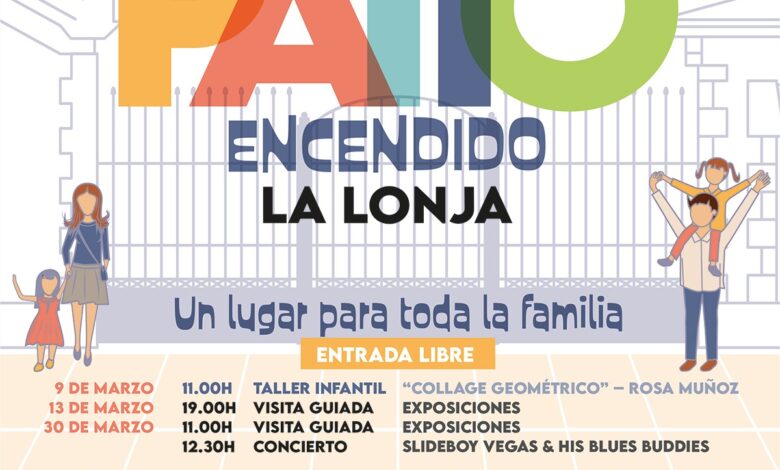 «el-patio-encendido”-vuelve-a-la-lonja-con-talleres,-visitas-guiadas-y-musica-para-todos