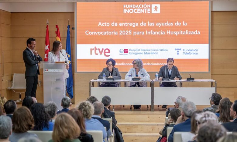 el-hospital-publico-gregorio-maranon-acoge-el-acto-de-entrega-de-ayudas-para-ninos-y-adolescentes-hospitalizados-de-la-fundacion-inocente