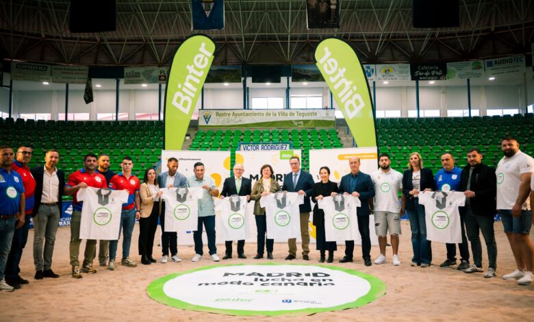 la-consejeria-de-deportes-lleva-la-lucha-canaria-a-madrid-en-una-cita-historica