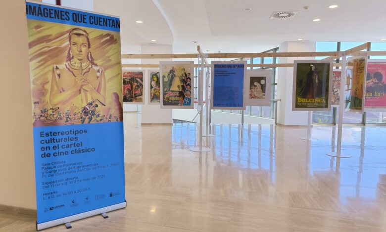 filmoteca-canaria-presenta-una-exposicion-dedicada-a-los-carteles-del-cine-clasico-en-fuerteventura