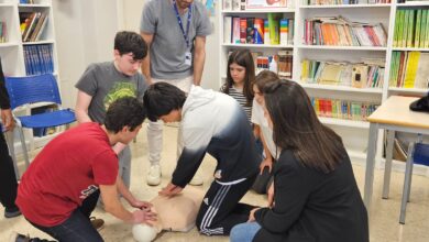 osakidetza-imparte-formacion-en-reanimacion-cardiopulmonar-a-jovenes-estudiantes-de-basauri