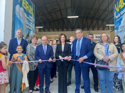 teresa-ladrero-inaugura-en-epila-la-xix-edicion-de-valga,-la-feria-agricola-comercial-y-ganadera-de-valdejalon