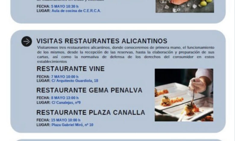 el-cerca-invita-a-disfrutar-la-gastronomia-alicantina-con-charlas,-visitas-y-showcooking