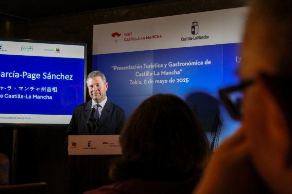 garcia-page-remarca-el-“esencial”-legado-patrimonial-de-castilla-la-mancha-para-promocionar-la-region-ante-profesionales-turisticos-en-japon