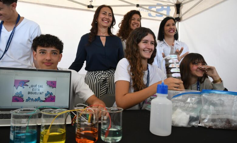mas-de-seiscientos-jovenes-exploran-ciencia-y-tecnologia-en-la-miniferia-de-lanzarote-2025