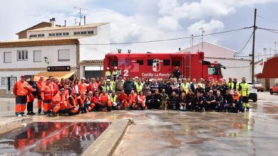 mas-de-150-efectivos-participan-en-un-simulacro-de-activacion-del-platecam-por-accidente-aereo-en-villanueva-de-la-jara
