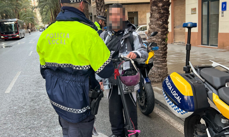 alicante-impone-315-denuncias-por-incumplir-el-buen-uso-de-vehiculos-de-movilidad-personal