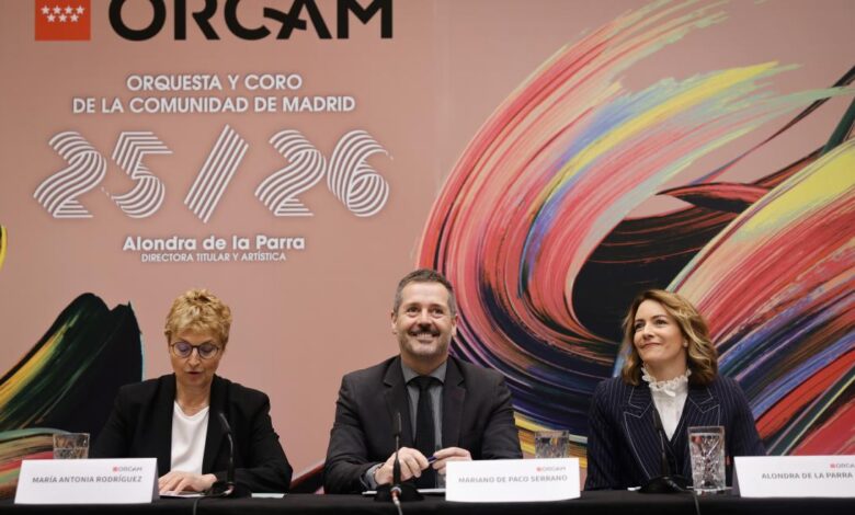 la-orquesta-y-coro-de-la-comunidad-de-madrid-presenta-su-temporada-2025/26-con-14-conciertos-y-amplia-presencia-internacional