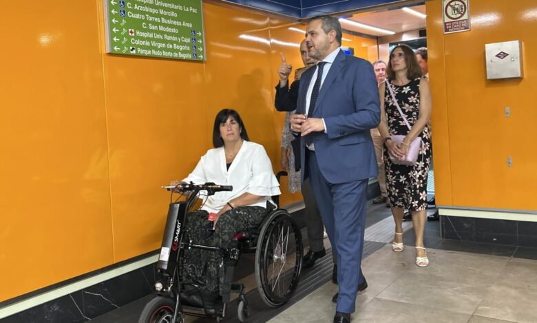 la-comunidad-de-madrid-transforma-la-estacion-de-metro-de-begona-en-100%-accesible-con-la-instalacion-de-siete-nuevos-ascensores