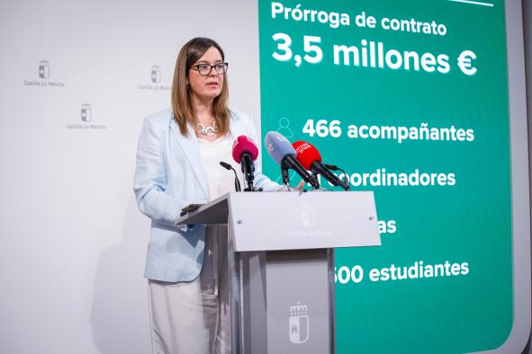 castilla-la-mancha-invierte-3,5-millones-de-euros-en-acompanantes-del-transporte-escolar-para-garantizar-la-seguridad-de-mas-de-8.500-alumnos