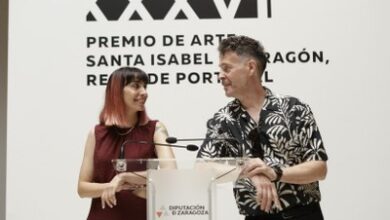 rebeca-zarza,-con-su-obra-‘materia-que-recuerda’,-ganadora-del-xxxvi-premio-de-arte-santa-isabel-de-portugal-de-la-diputacion-de-zaragoza