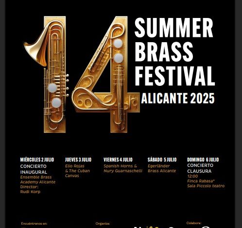 alicante-celebra-en-julio-la-14-edicion-del-summer-brass-festival-y-‘verano-en-parques’