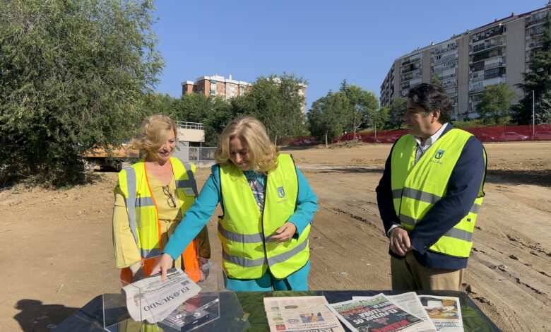 el-ayuntamiento-comienza-las-obras-de-construccion-de-la-nueva-biblioteca-de-la-calle-silvano,-en-el-distrito-de-hortaleza