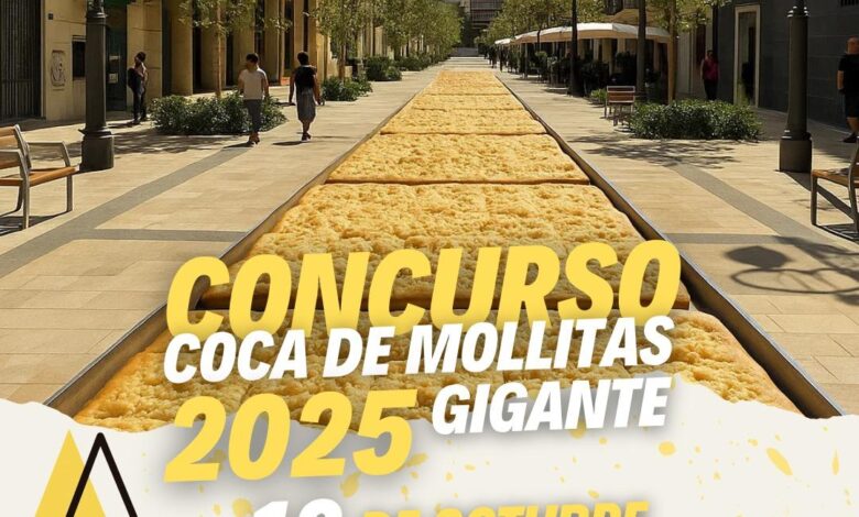 veintiseis-obradores-y-panaderias-preparan-la-coca-de-mollitas-de-record-de-9.000-porcione