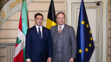 el-lehendakari-imanol-pradales-se-reune-con-el-primer-ministro-de-belgica,-bart-de-wever